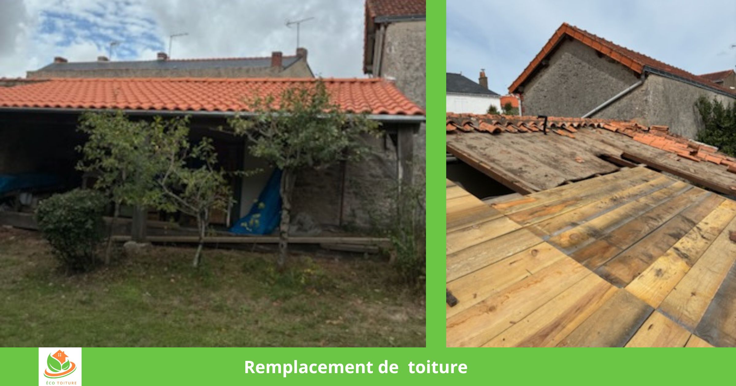 Remplacement complet de toiture à Sainte-Pazanne par Eco Toiture Bonneau Owen